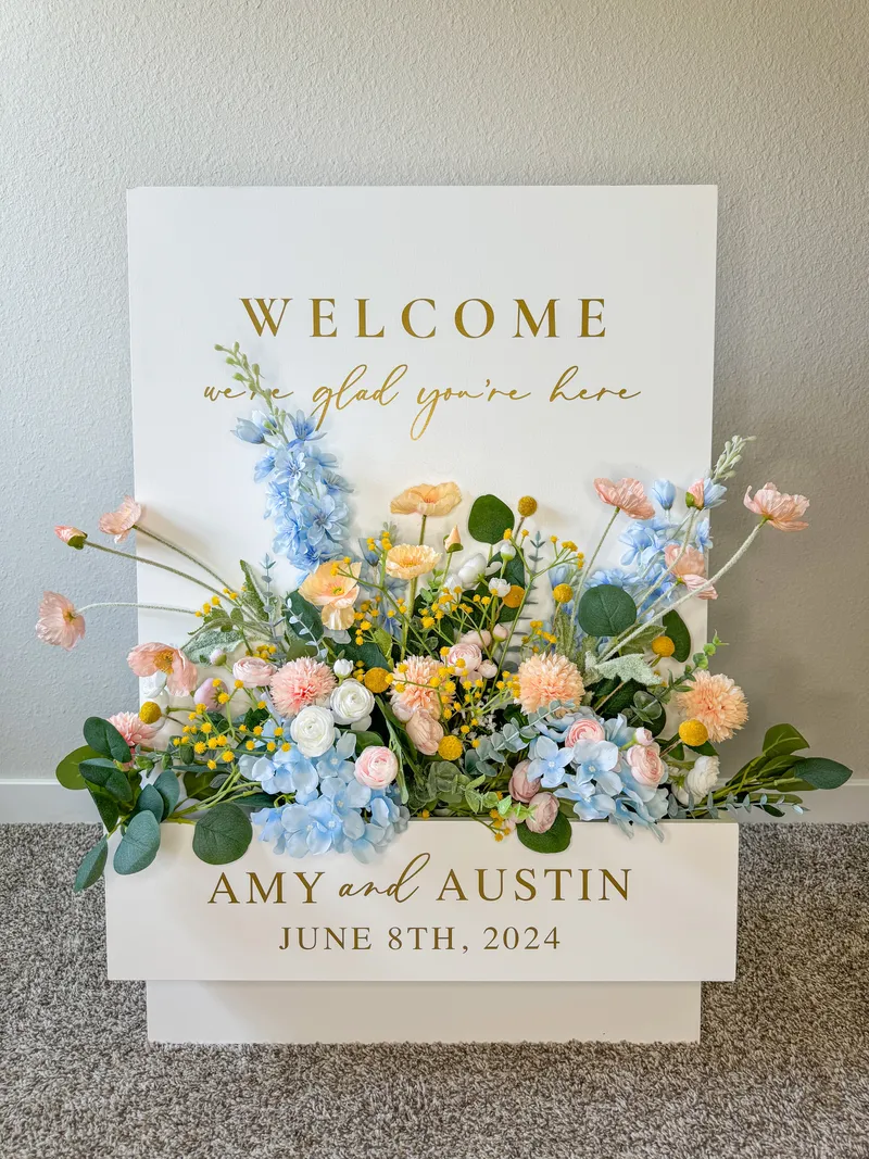 Golden Hour Welcome Board